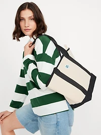 Medium Logo Canvas Tote Bag