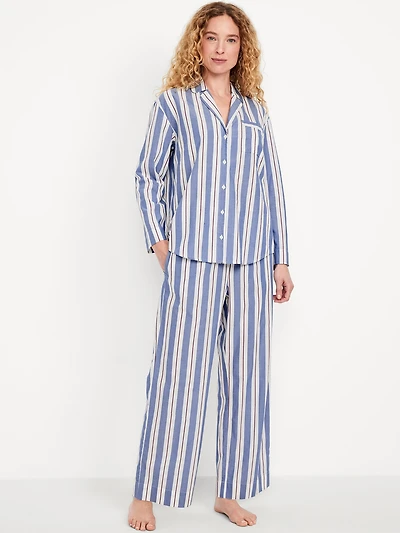 Poplin Pajama Pant Set