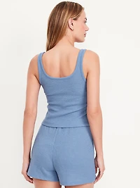 Cozy Waffle Pajama Tank Top