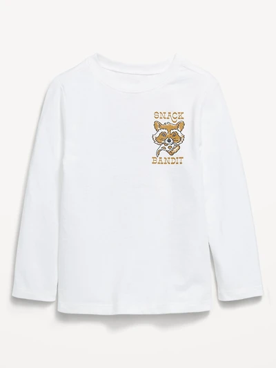 Long-Sleeve Unisex Graphic T-Shirt for Toddler