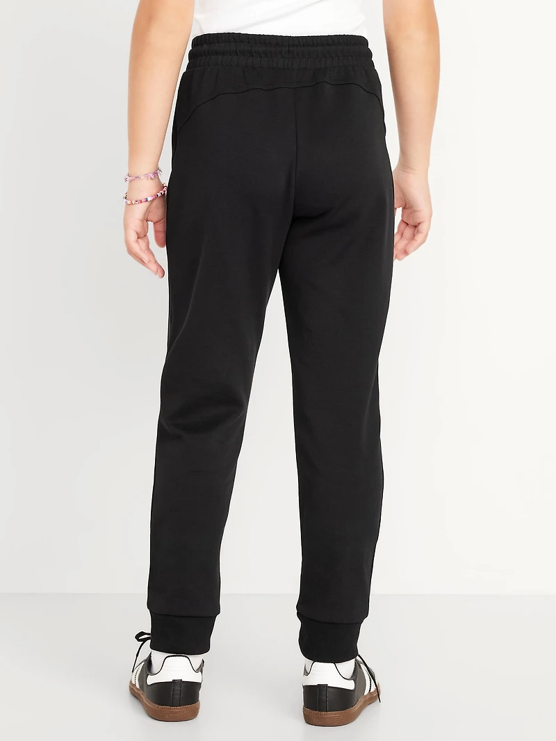 Slim High-Waisted Dynamic Fleece Joggers for Girls