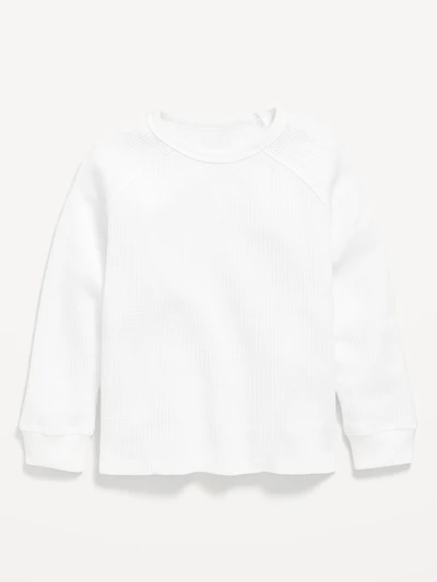 Long-Sleeve Thermal Knit T-Shirt for Toddler Boys