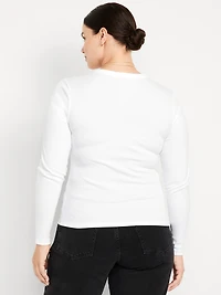 Snug Long-Sleeve Crew-Neck T-Shirt