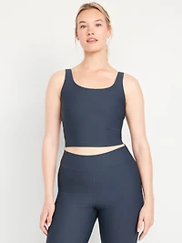 Light Support PowerSoft Rib Longline Sports Bra