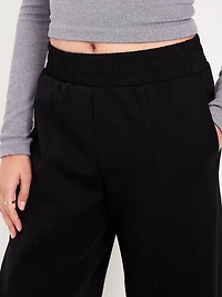 High-Waisted Dynamic Fleece Barrel Pants