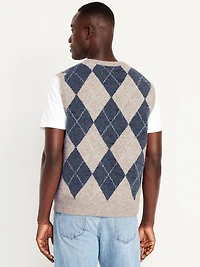 Wool-Blend Sweater Vest