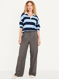 High-Waisted Wide-Leg Trouser