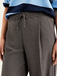High-Waisted Wide-Leg Trouser