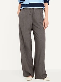 High-Waisted Wide-Leg Trouser
