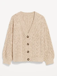 Wool-Blend Cardigan Sweater