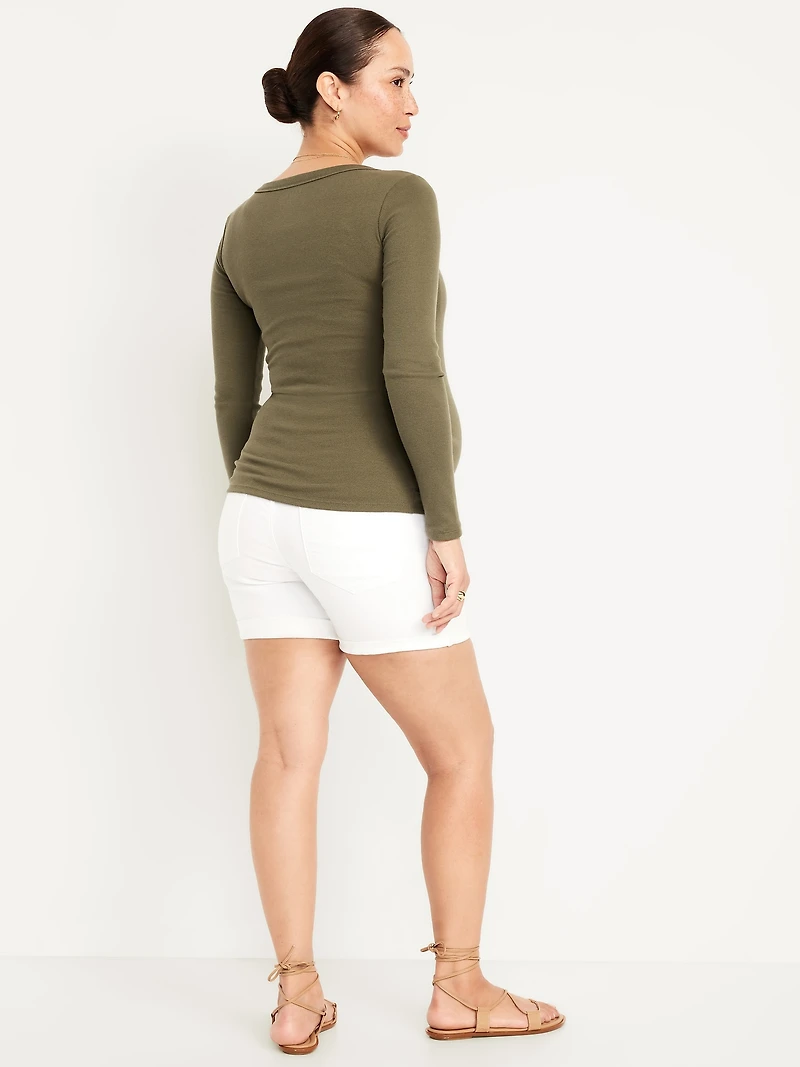 Short OG WOW à panneau couvrant de maternité, entrejambe 12,5 cm