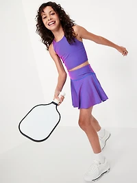 High-Waisted PowerSoft Skort for Girls