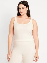 Cozy Waffle Pajama Tank Top