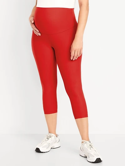Legging de maternité court sculptant Powersoft à panneau complet