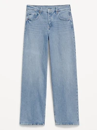 Mid-Rise Slouchy Wide-Leg Jeans