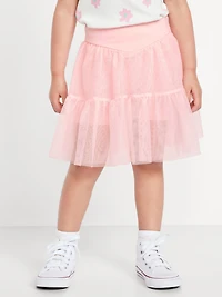 High-Waisted Tutu Performance Skort for Toddler Girls