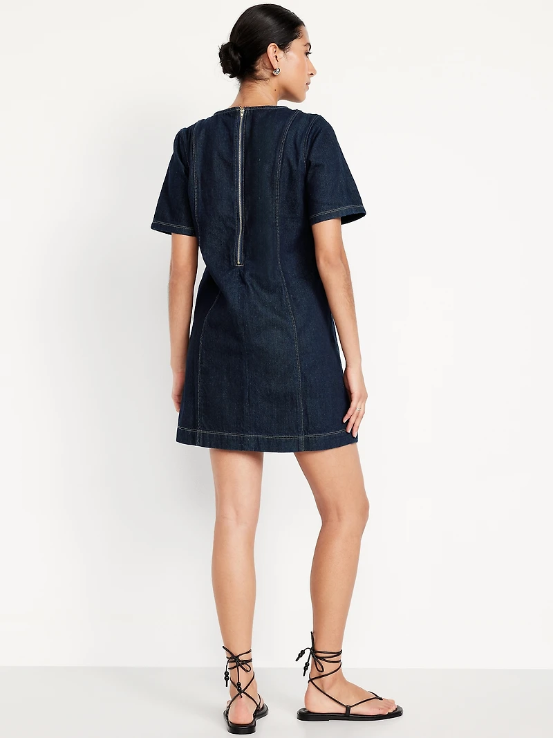 Denim Mini Dress