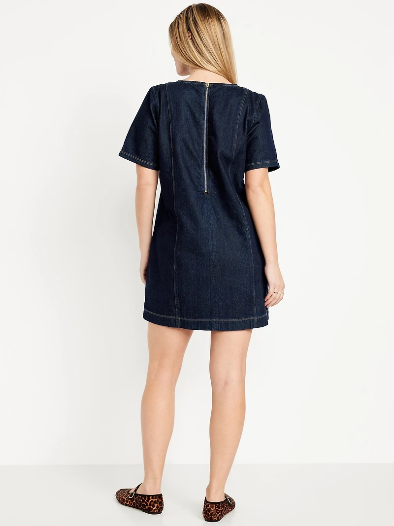 Denim Mini Dress