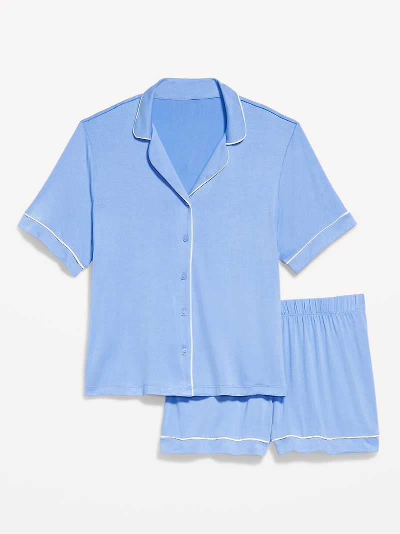 Sunday Sleep Knit Jersey Short Set