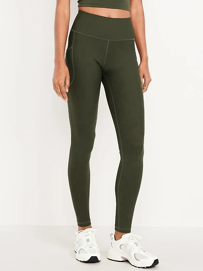 High-Waisted PowerSoft Full-Length Pocket Leggings