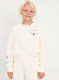 Favorite Fleece Oversized Graphic Sweatshirt for Girls