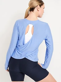 CloudMotion Wrap-Back Top