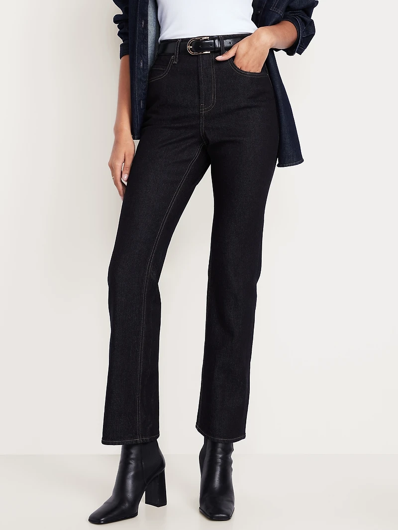 Extra High-Waisted Boot-Cut Jeans