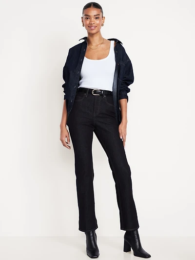 Extra High-Waisted Boot-Cut Jeans