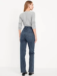 Extra High-Waisted Straight Jeans