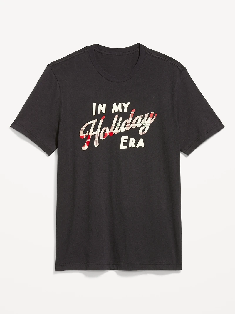 Holiday-Graphic T-Shirt for Men
