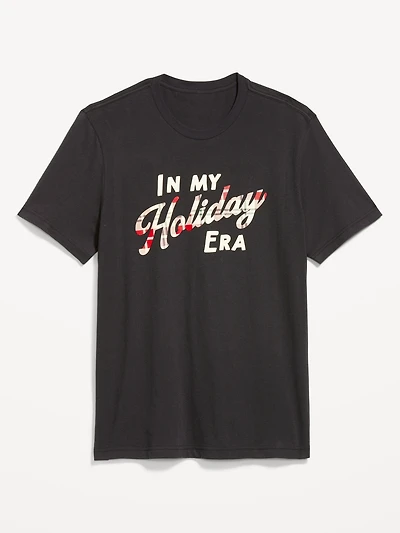 Holiday-Graphic T-Shirt for Men