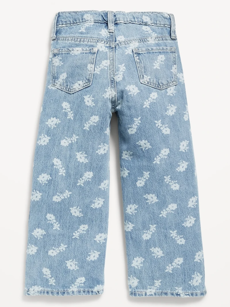 Baggy Wide-Leg Jeans for Toddler Girls