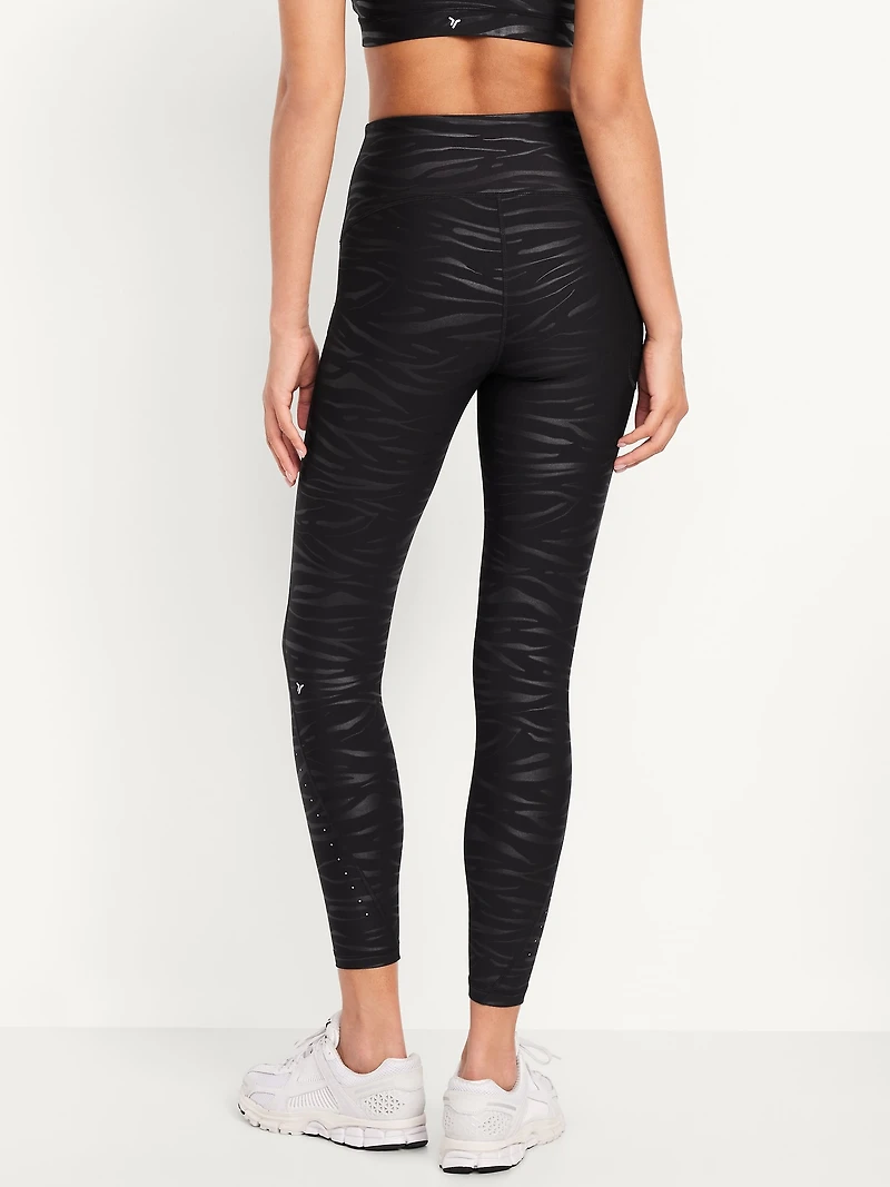 High-Waisted PowerSoft Train 7/8 Run Leggings