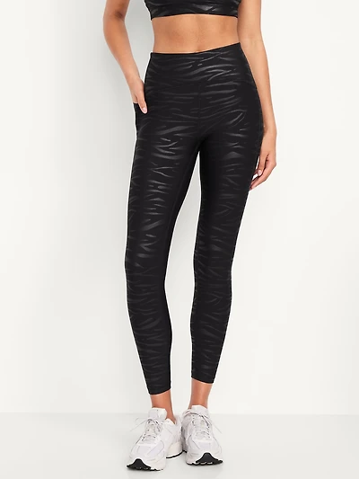 High-Waisted PowerSoft Train 7/8 Run Leggings