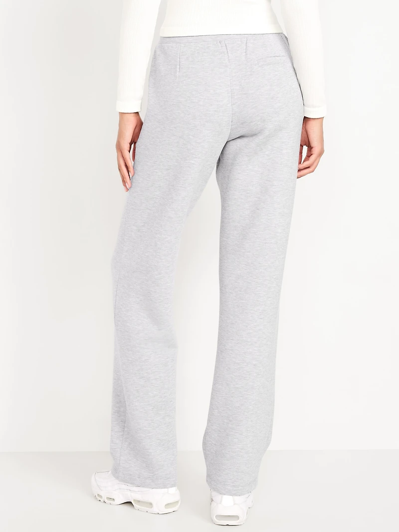 High-Waisted Bounce Fleece Trouser Sweatpants