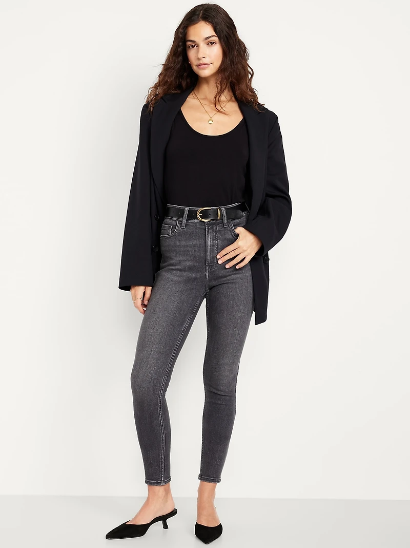 Extra High-Waisted Rockstar 360° Stretch Super-Skinny Jeans