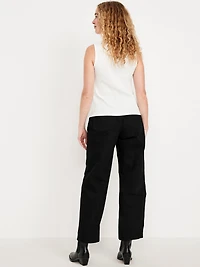 High-Waisted Barrel Ankle