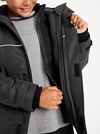 Water-Resistant 2-In-1 Snow Jacket for Boys