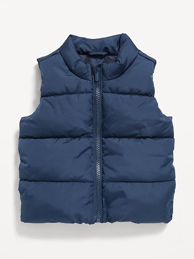 Water-Resistant Frost-Free Puffer Vest for Baby