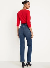 Extra High-Waisted Boot-Cut Jeans