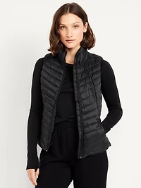 Water-Resistant Packable Puffer Vest