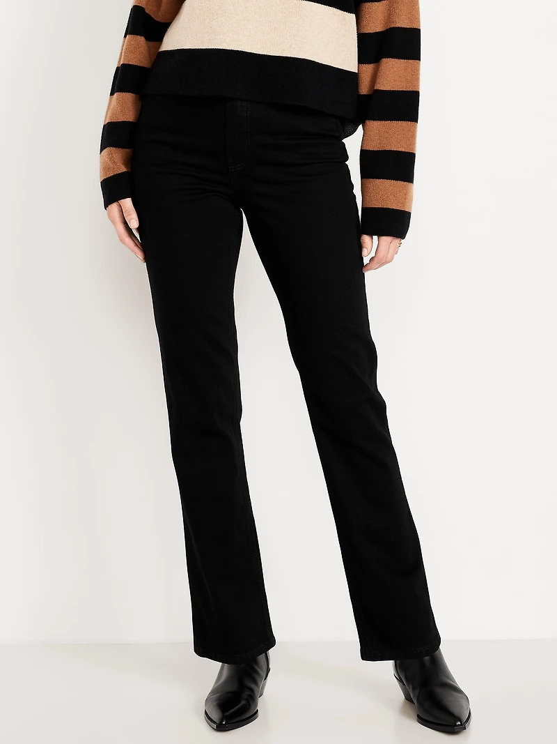 Extra High-Waisted Straight Jeans