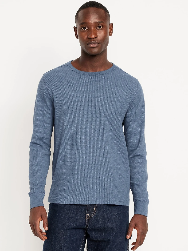 Waffle-Knit T-Shirt