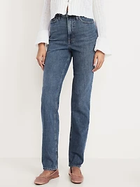 Extra High-Waisted Straight Jeans