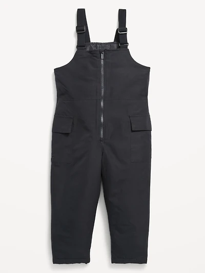 Water-Resistant Snow-Bib Overalls for Toddler Boys