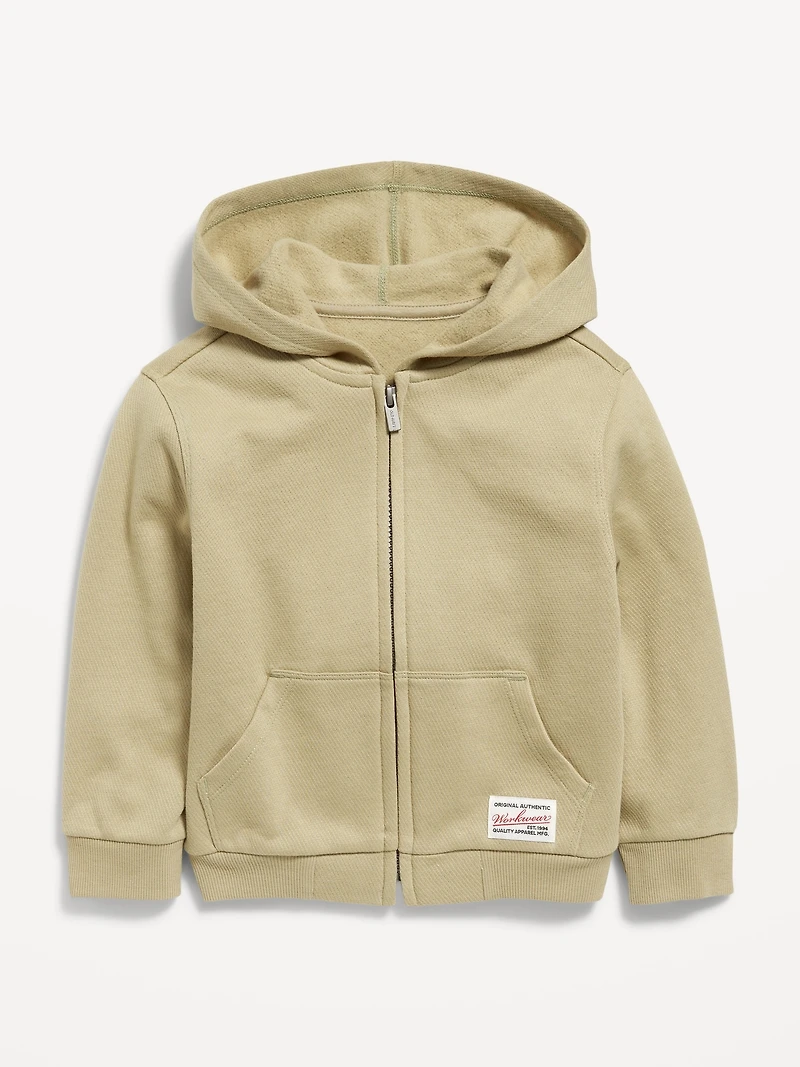Oversized Full Zip Hoodie for Toddler Boys