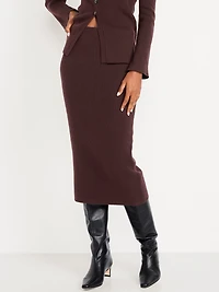 SoSoft Ribbed Midi Sweater Skirt