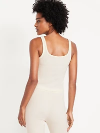 Cozy Waffle Pajama Tank Top