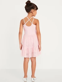 PowerSoft Sleeveless Tutu Athletic Dress for Girls