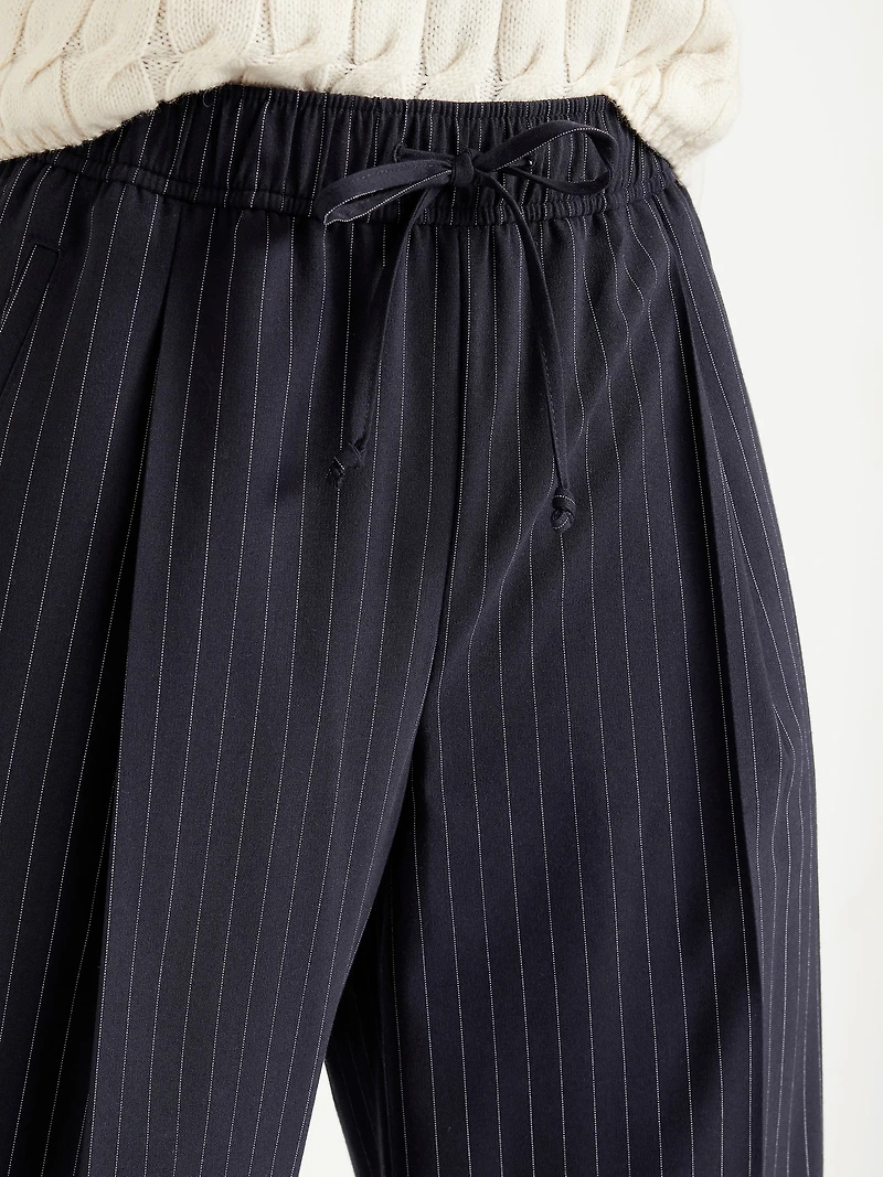 High-Waisted Wide-Leg Trouser